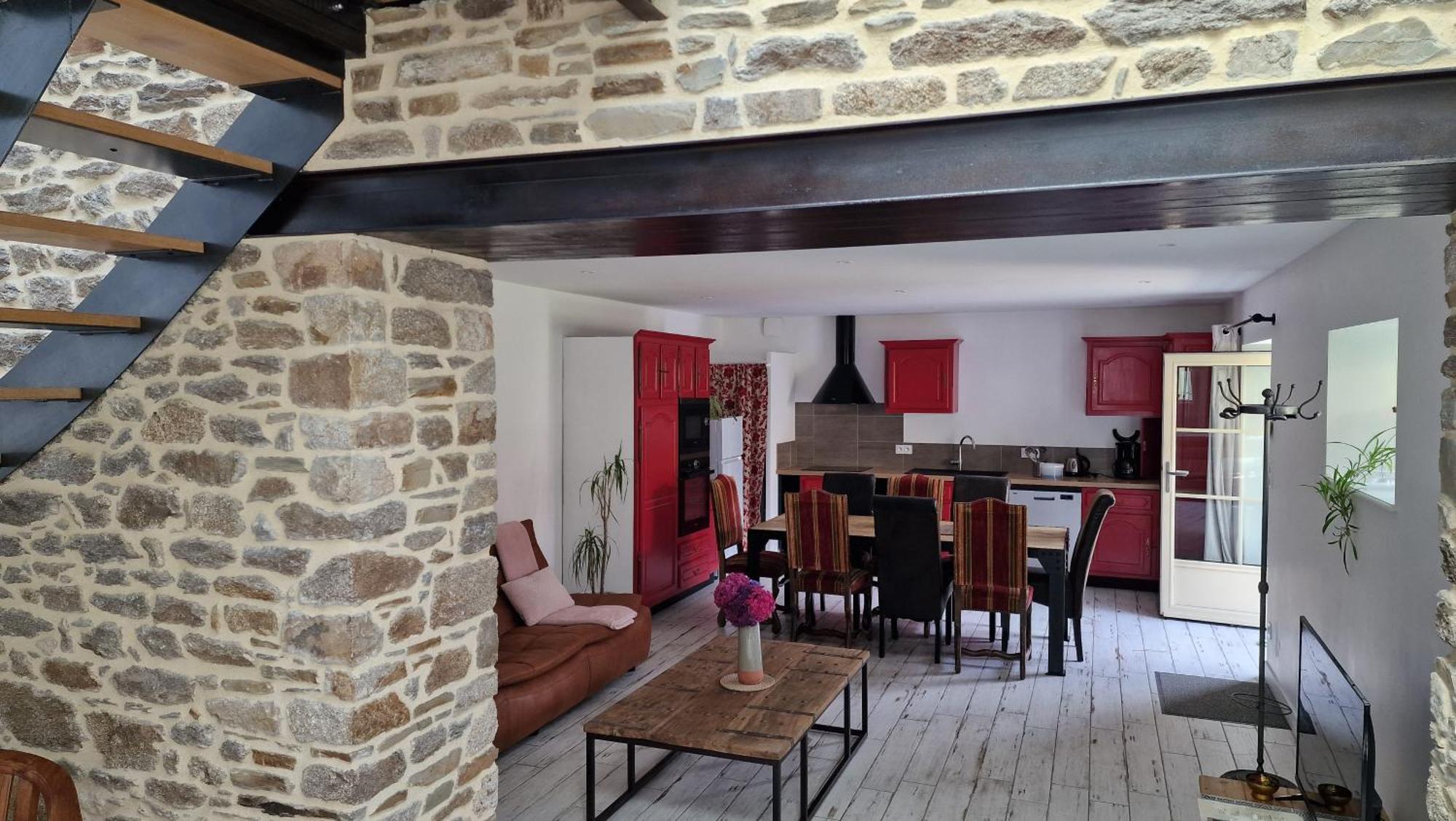Les Gites Du Haut Pin Calorguen Exterior photo